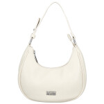 Trendy dámská koženková kabelka na rameno Tricia, béžová