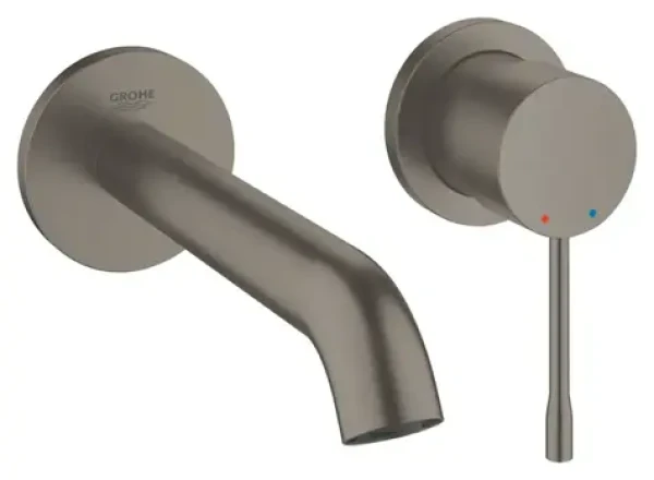 Grohe Essence - Umyvadlová baterie pod omítku 2-otvorová instalace kartáčovaný tmavý grafit (19408AL1)