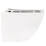 REA/S - SET závěsné WC Carlo Flat Mini Rimless + Bidet Carlo Mini REA-C2760 + REA-C2276