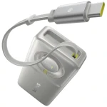 Baseus Free2Pull 10000mAh 30W s kabelem USB-C šedá / Powerbanka / 2xUSB-C (P10073701843-00)