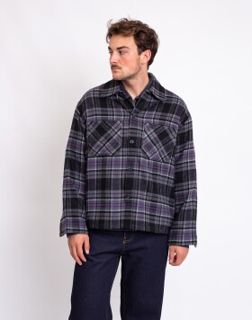 Carhartt WIP L/S Parson Shirt Parson Check, Shady Purple L