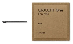 Wacom Pen Nibs Felt / Náhradní hroty pera / plstěné / 10 ks / pro Wacom One Standard Pen (ACK24919Z)