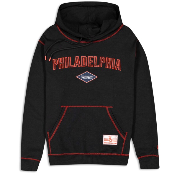 New Era Pánská mikina Philadelphia 76ers NBA 2023 City Edition Oversized Hoodie Velikost: XL