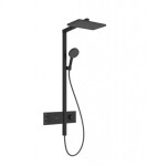 HANSGROHE - Raindance Alive Q Sprchový set s termostatem, 21x34 cm, 3 proudy, EcoSmart, matná černá 24591670