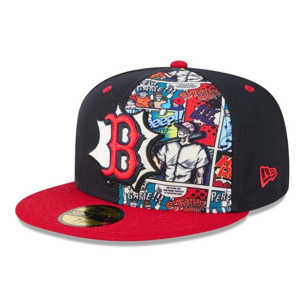 New Era Pánská kšiltovka Boston Red Sox MLB 2025 Players' Weekend Authentic 59FIFTY Fitted Velikost: 7 1/2