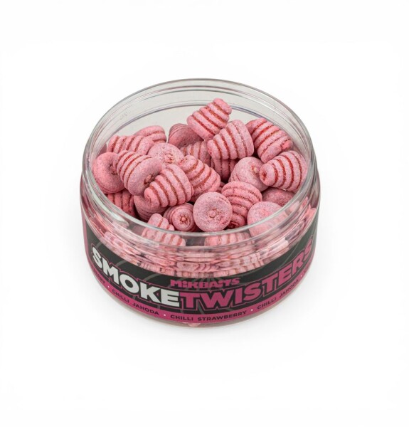 Mikbaits Boilies Smoke Twisters 12mm 100ml - Chilli Jahoda,Mikbaits Boilies Smoke Twisters 12mm 100ml - Chilli Jahoda