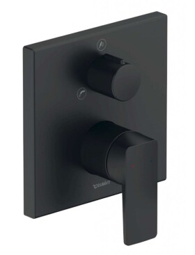 DURAVIT - Manhattan Baterie pod omítku, pro 2 spotřebiče, matná černá MH5210012046