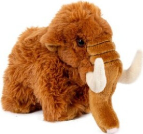 Mamut plyš 10x17cm hnědý 0m+