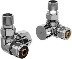 MEXEN - Axiální radiátorové ventily, chrom W903-000-01