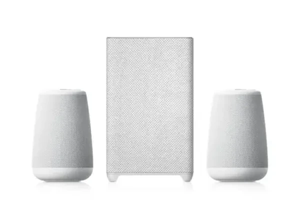 Homatics SoundSound 2.1 bílá / Bezdrátové reproduktory + Subwoofer / Dolby Audio / Bluetooth 5.0 (V058V8)