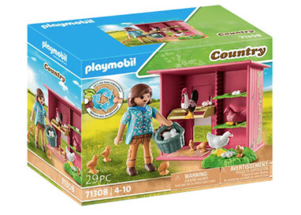 Playmobil 71308 Kohout a slepice s kuřátky