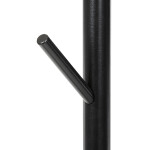 Věšák dřevěný stojanový, masiv bambus, černá + zlatá barva