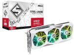 ASRock Radeon RX 7700 XT Steel Legend 12GB OC / 1900-2599 MHz / 12GB GDDR6 / 192-bit / 1x HDMI + 3x DP / (8+8) (90-GA4PZZ-00UANF)