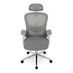 Kancelářská židle, houpací mechanismus, šedá, KA-K2031 GREY