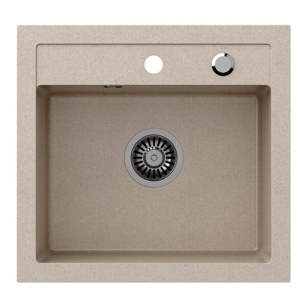 Dřez Johnny 110 Steingran béžová 50x47x18,5 + sifon