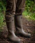 FOX Holínky Neoprene Lined Camo/Khaki Rubber Boot 45 (UK11) (CFW166)