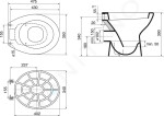 IDEAL STANDARD - Výlevky Plastová mřížka k výlevce Eurovit VV612000