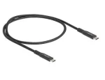 Delock / Kabel / USB-C (M) - USB-C (M) / 100 W PD 3.0 / 50 cm / E-marker (80023)