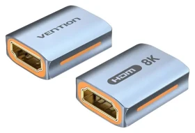 Vention HDMI spojka černá / Spojka / HDMI Typ A – Typ A / 4K 60Hz / pozlacené kontakty (AIUH0)