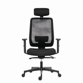 Powerton Lucie černá / Kancelářské ergonomické křeslo / nosnost 130 kg (MKWPLUKBCBBA)