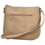 Trendy dámská koženková crossbody kabelka Samira, khaki