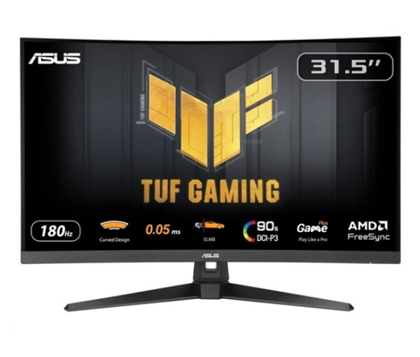 ASUS LCD TUF Gaming VG32WQ3B, 31.5" 2560x1440, 180Hz, 1ms, 350nits, Curved, FF, Repro, DP, HDMI, Audio, Vesa, Black EDF_1011153