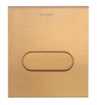 DURAVIT - DuraSystem Ovládání splachování pisoáru, kartáčovaný bronz WD5004041000