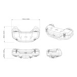 Zadní plastový box LinQ 145l na Can-Am Outlander G3/G3L-krátká verze