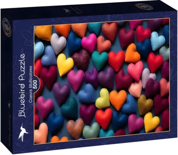 BLUEBIRD Puzzle Barevná srdce