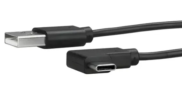 StarTech kabel USB-A na USB-C lomený 1 m černá / 480 Mbps (USB2AC1MR)