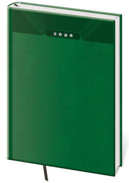 Týdenní diář 2024 Helma B5 - Print Classic zelený