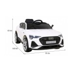 Mamido Elektrické autíčko Audi E-Tron Sportback 4x4 bílé