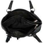 Stylová větší dámská kabelka přes rameno Amilla, černá