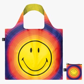 Skládací nákupní taška LOQI SMILEY Rainbow Capsule