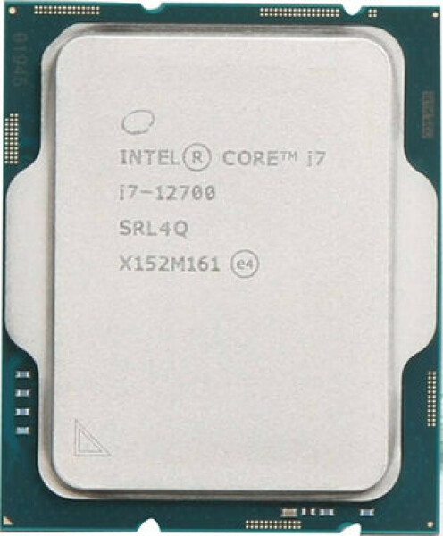 Intel Core i7-12700 @ 2.1GHz - TRAY / TB 4.9GHz / 12C20T / L3 25MB / UHD Graphics 770 / 1700 / Alder Lake / 180W (CM8071504555019)