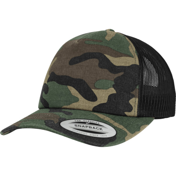 Brandit Čepice Baseball Cap Camo Trucker černá