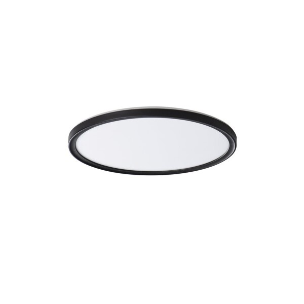 SAPHO - AZPO stropní LED svítidlo, ø 225, 11,8W, 3000/4000/6000K, IP54, černá mat 31513