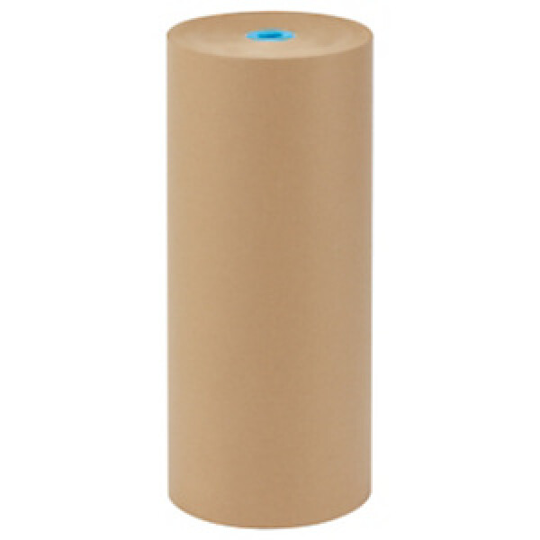 Recyklovaný kraftový balicí papír v roli RAJAKRAFT Eco, 70 g/m², 120 cm × 300 m, 100% recyklovaného materiálu