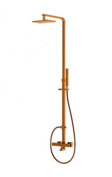 STEINBERG - 160 Sprchový set s termostatem, 15x22 cm, růžové zlato 160 2721 RG