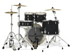 PDP Concept Maple 5 Piece Set Satin Black Finish Ply