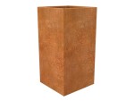 Cortenový květináč – Steel Box Corten 128 l (40 × 40 cm, v. 80 cm)