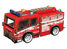 2KIDS TOYS 3D dřevěná skládačka Hasičský vůz