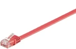MicroConnect CAT6 U/UTP FLAT 1m červená / PVC (V-UTP601R-FLAT)