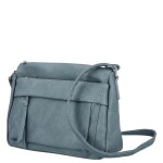 Trendy dámská koženková crossbody kabelka Lenka, modrá