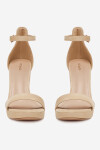 Sandály DeeZee SE008-BEIGE Látkový materiál