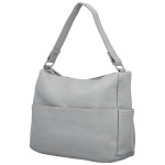 Stylová dámská koženková kabelka na rameno Irenea, šedá