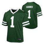 Nike Dětský dres New York Jets NFL Sauce Gardner #1 Game Zelená (YOUTH)