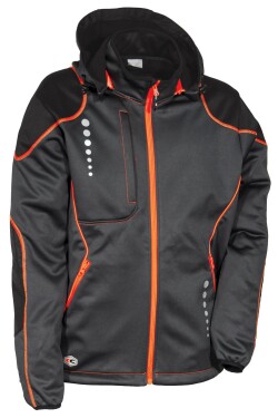 Bunda COFRA JACUZIA Barva: Antracitová/ Oranžová, Velikost: M (V387_0_04_M)