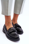 Kožené mokasíny HY335 černé - S.Barski 41