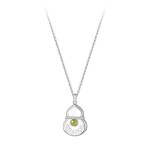 Stříbrný náhrdelník Hua - symbol malé tykve, stříbro 925/1000, Stříbrná 39 cm + 5 cm (prodloužení)